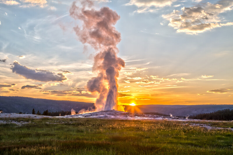 old faithful geysers