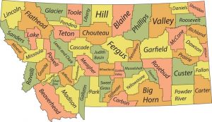 List of Montana Counties by Population and Size (+Map) - Discovering ...