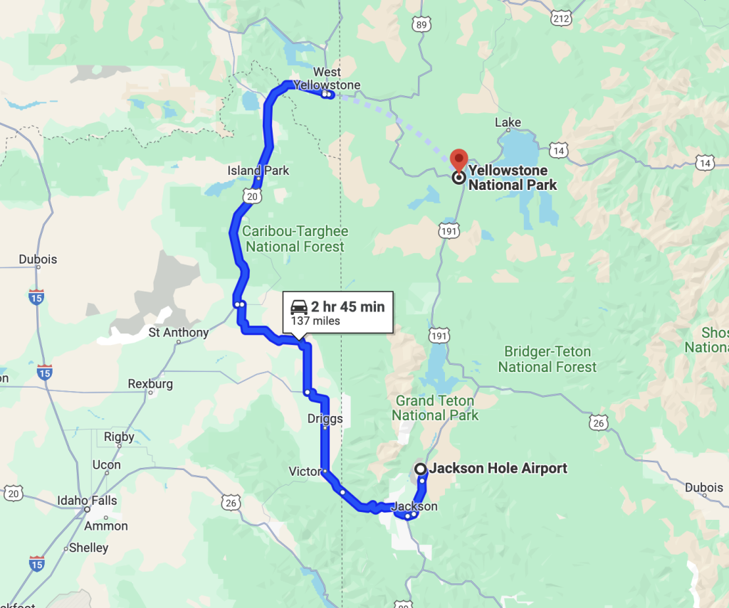 Jackson Hole Airport To Yellowstone National Park discoveringmontana.com